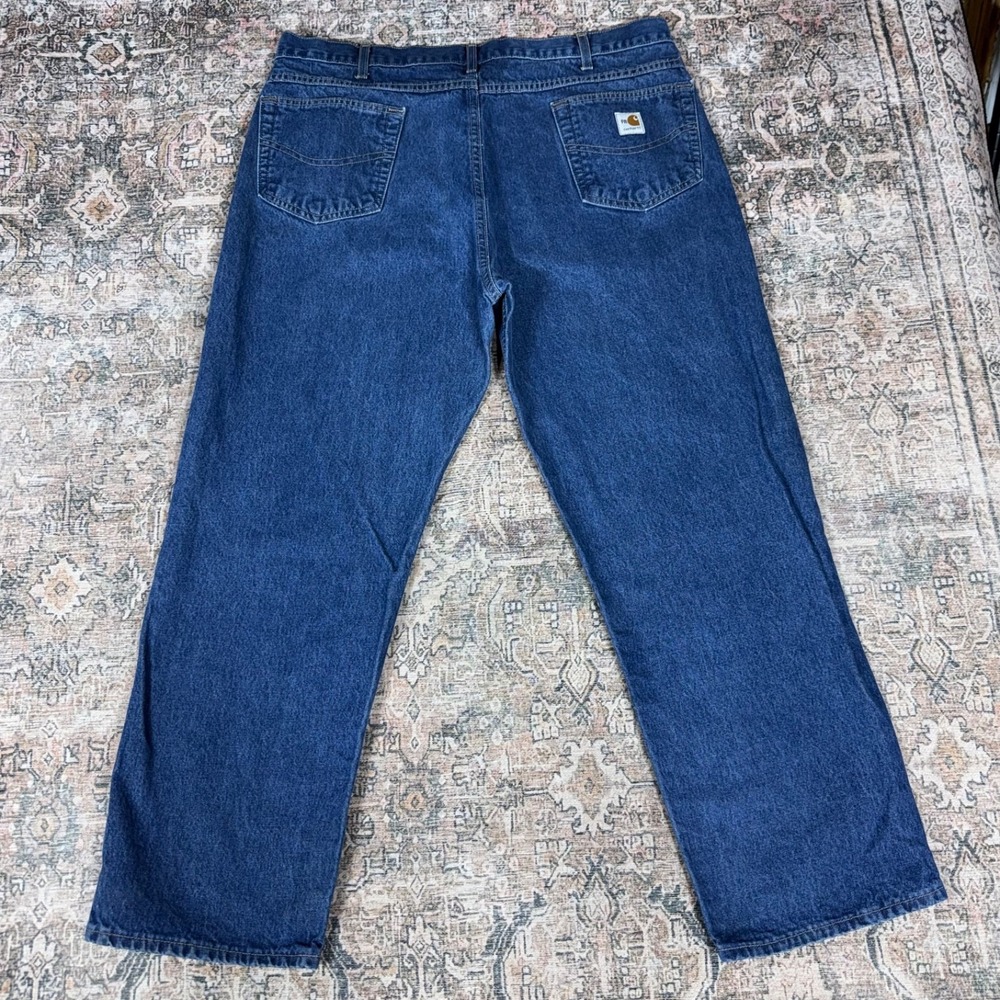 Carhartt FR Flame Resistant Jeans 40x30 Relaxed Fit Blue Denim Work Pants